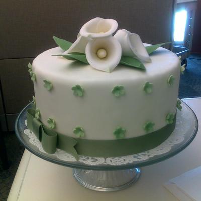 Calla Lily Cake