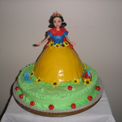 Snow White Doll Cake