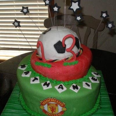 Manchester United Birthday Cake