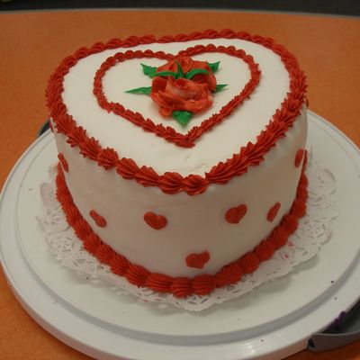 First Cake For Cake Decorating Class