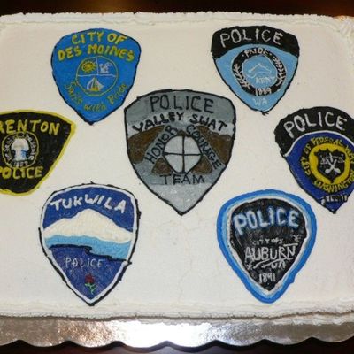 Police Badge Cake