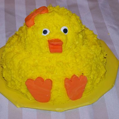 Ducky Smash Cake