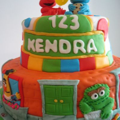 Sesame Street Birthday Cake