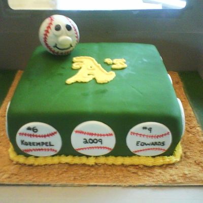 Oakland A's Cake