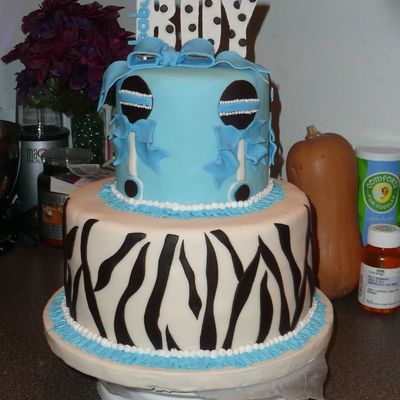 Baby Boy Shower Cake