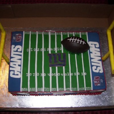Ny Giants Football Cake