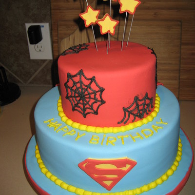 Superhero Birthday Cake