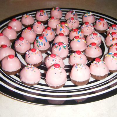 Candy Mold Cupcakes Bites