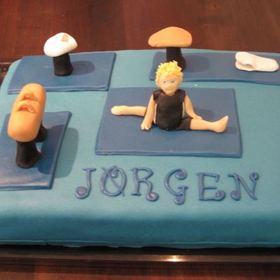 Gymnastics Cake