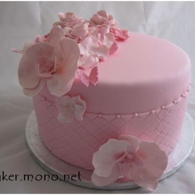 Pink Flower Cake