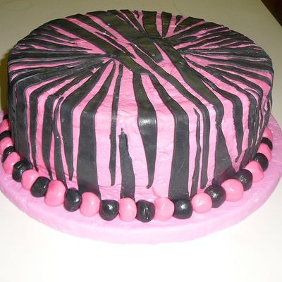 1St Zebra Cake