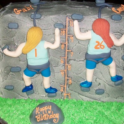 Rock Climbing Cake