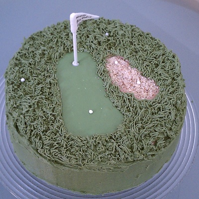Golf Course Cake