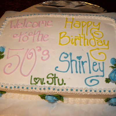 Rainbow Sheet Cake