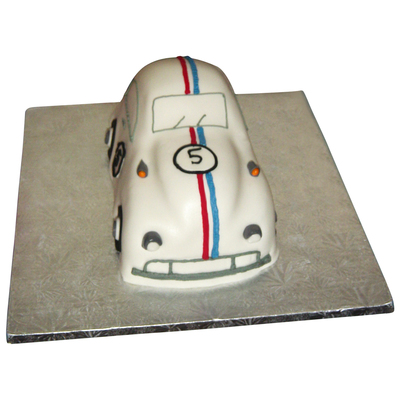 Herbie Car 3-D Cake