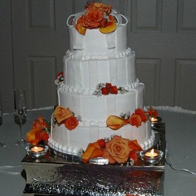 Fondant Bow And Stripes