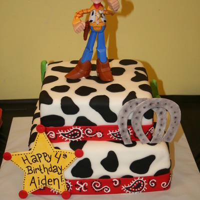 Cowboy Birthday Cake