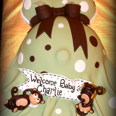 Pregnant Belly With Monkeys