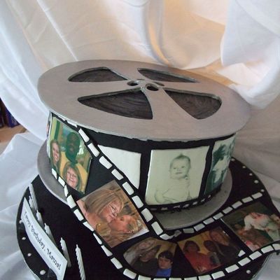 Film Strip Birthday Cake