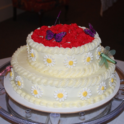 Butterfly Garden Cake