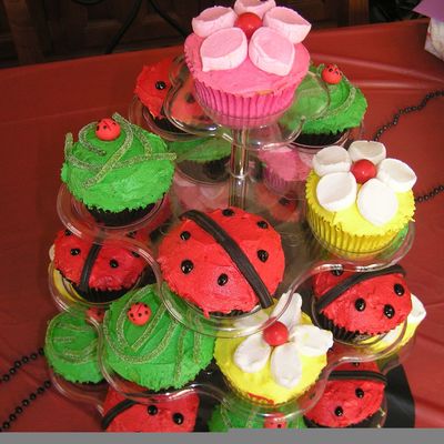 Ladybug Theme Cupcakes