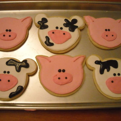 Cow And Pig Cookies