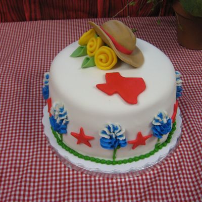 Texas Theme Cake