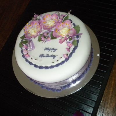 Dog Rose Cake