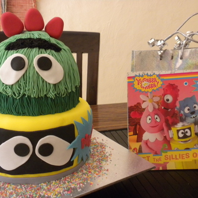 Yo Gabba Gabba Birthday Cake
