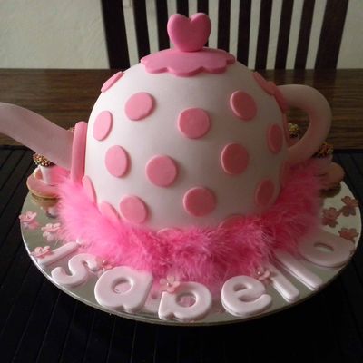Pink Teapot Cake