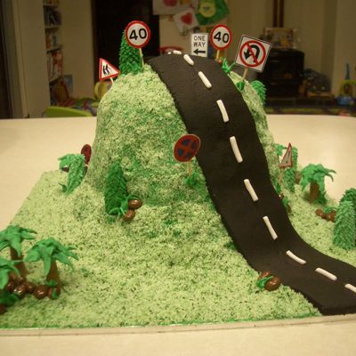 Over The Hill 40Th Cake