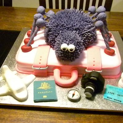 Travel Bug Birthday Cake