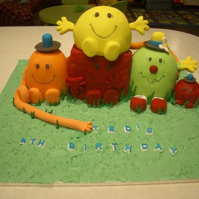 Mr Men Cake