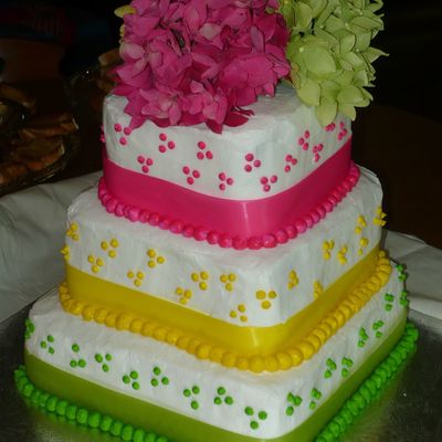 Colorful Wedding Cake