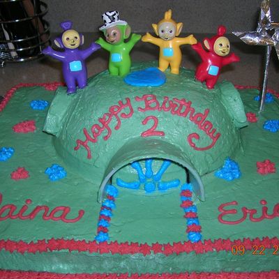 Teletubbies Birthday Cake