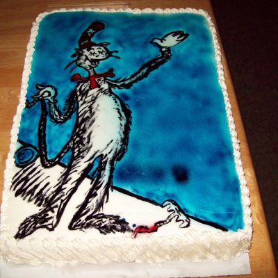 Dr Seuss Cake - Cat In The Hat