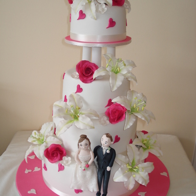 4 Tier Wedding Cake