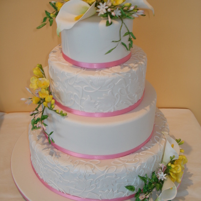 4 Tier Wedding Cake