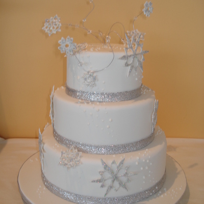 Winter Wedding Cake