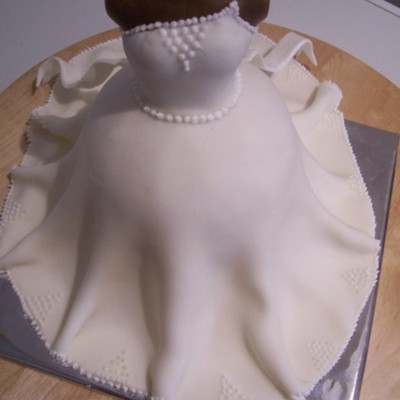 Wedding Dress Cake