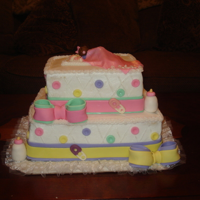 Girl Baby Shower Cake