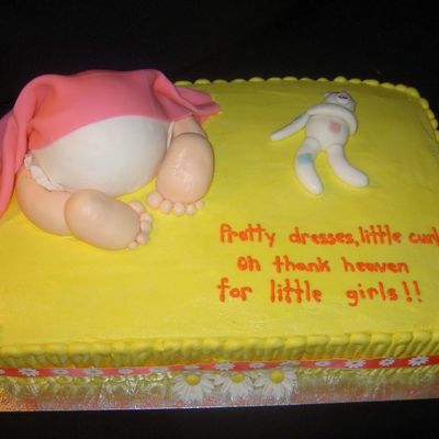 Baby Bum Cake