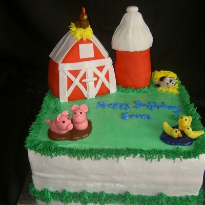 Barn Yard Cake