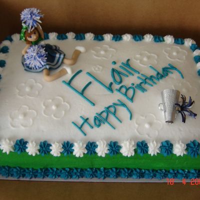 Cheerleading Cake