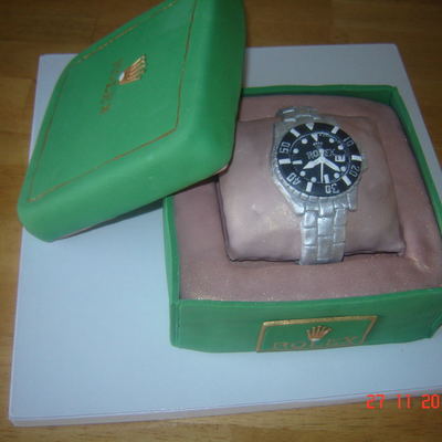Watch, Rolex Cake