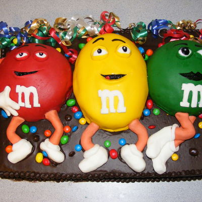 M&m Birthday Cake