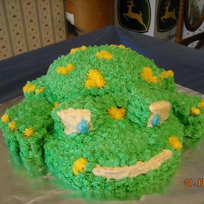 Big Frog Birthday Cake