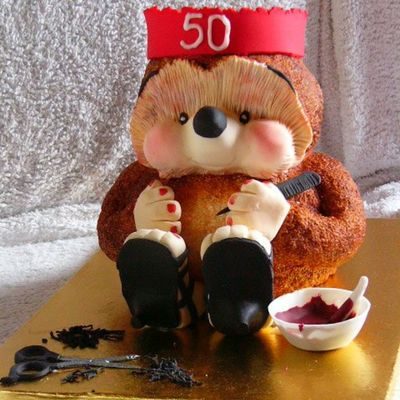 5Oth Hairdressing Hedgehog