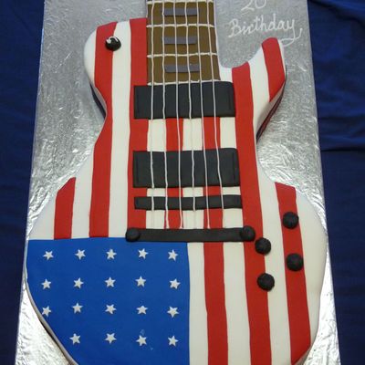 Stars N Stripes Guitar