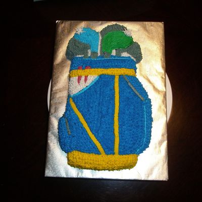Golf Bag Cake